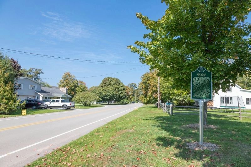 Norwood School Marker image. Click for full size.