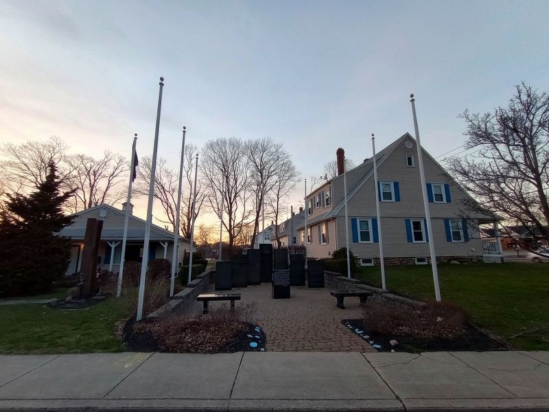 North Plymouth 9-11 Memorial. Click for full size. North Plymouth 9-11 Memorial image. Click for full size.