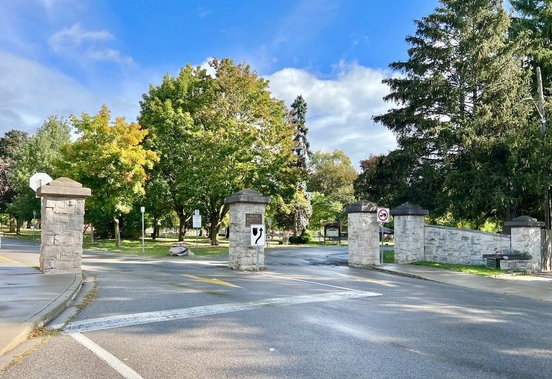 Entrance to the Dundas Driving Park image. Click for full size.