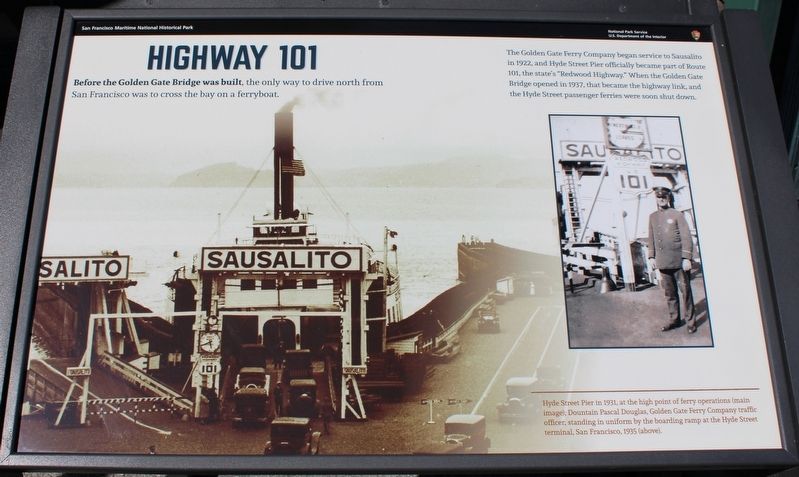 Highway 101 Marker image. Click for full size.