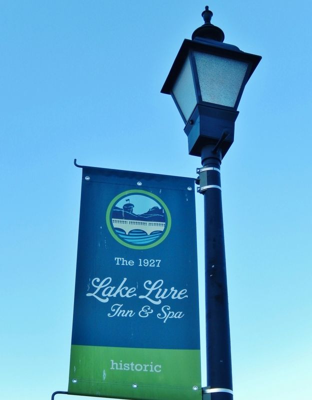 1927 Lake Lure Inn Banner image. Click for full size.