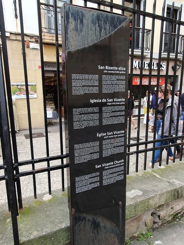 San Vicente Church Marker. Click for full size. San Vicente Church Marker image. Click for full size.