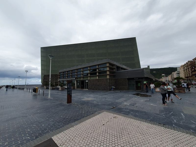 Kursaal Conference Centre and Auditorium and Marker. Click for full size. Kursaal Conference Centre and Auditorium and Marker image. Click for full size.