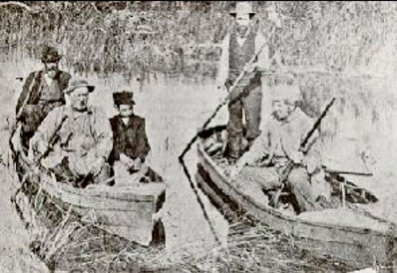 Punters in Long Point Bay. Click for full size. Punters in Long Point Bay image. Click for full size.