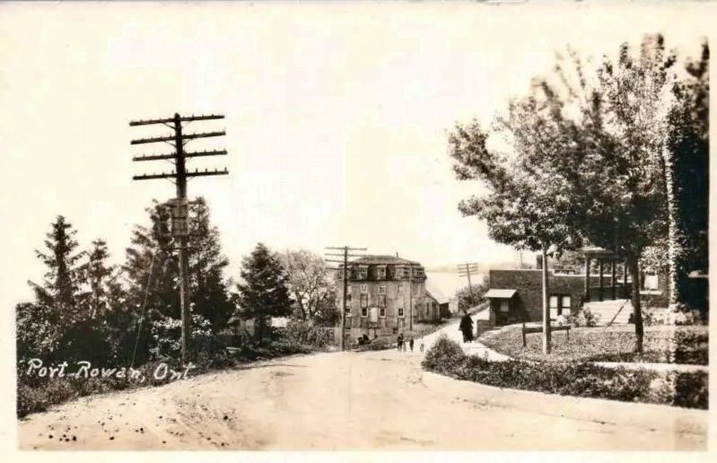 Post card of Port Rowan ca 1928 image. Click for full size.