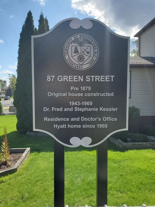 87 Green Street Marker image. Click for full size.