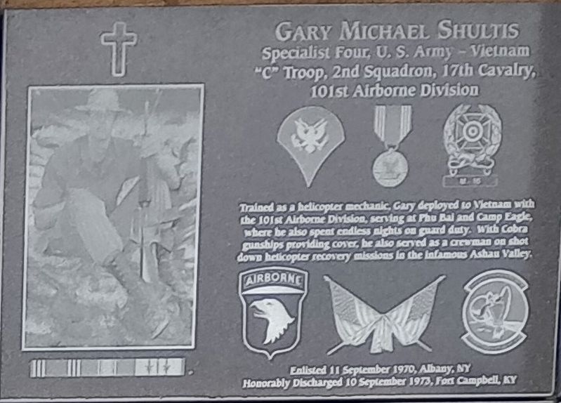 Gary Michael Shultis Marker image. Click for full size.