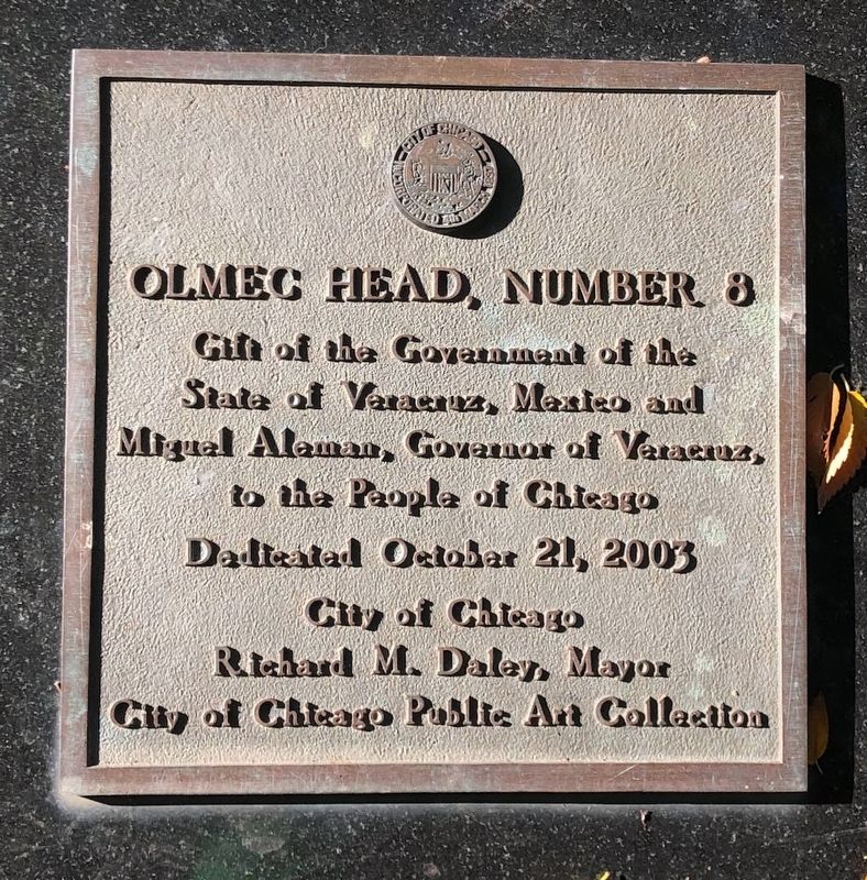 City of Chicago dedication marker image. Click for full size.