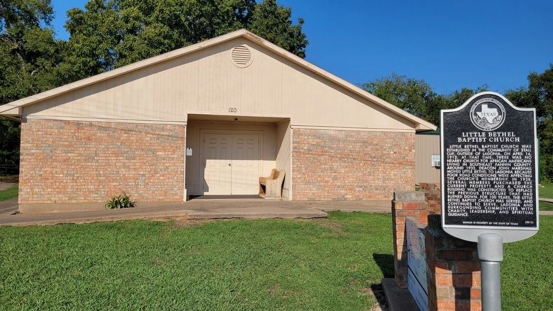 The Little Bethel Baptist Church and Marker. Click for full size. The Little Bethel Baptist Church and Marker image. Click for full size.