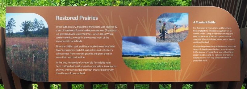 Restored Prairies Marker image. Click for full size.