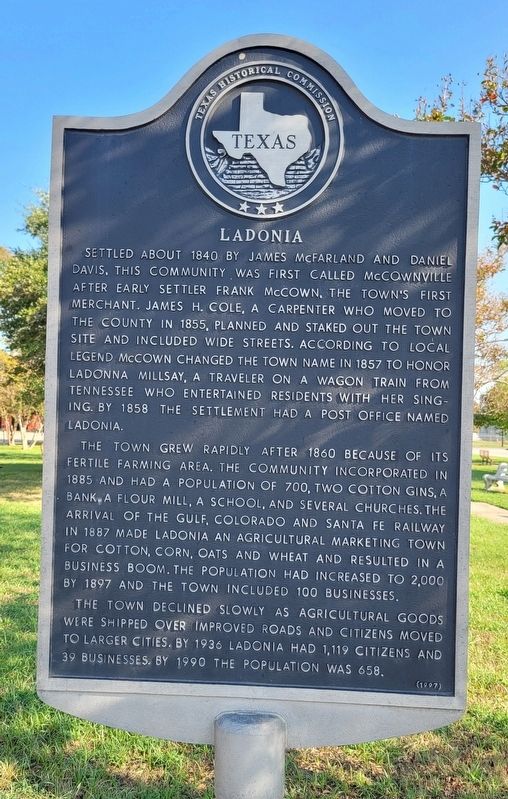 Ladonia Marker image. Click for full size.