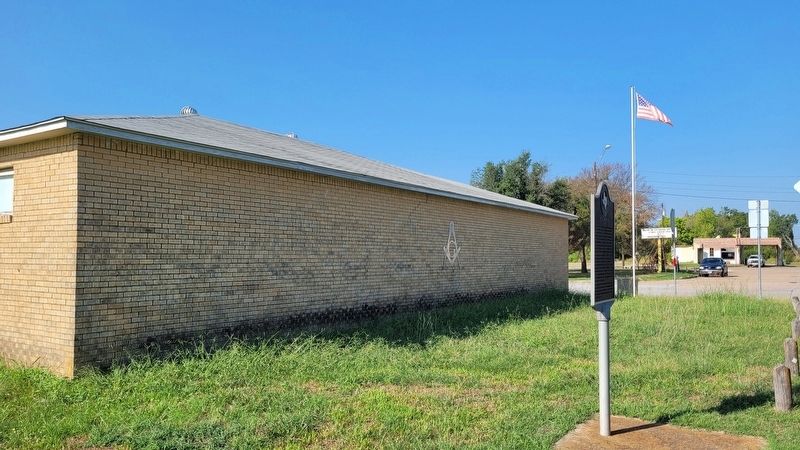 The view of the Bethel Lodge No. 134 A.F. & A.M. and Marker from the street. Click for full size. The view of the Bethel Lodge No. 134 A.F. & A.M. and Marker from the street image. Click for full size.