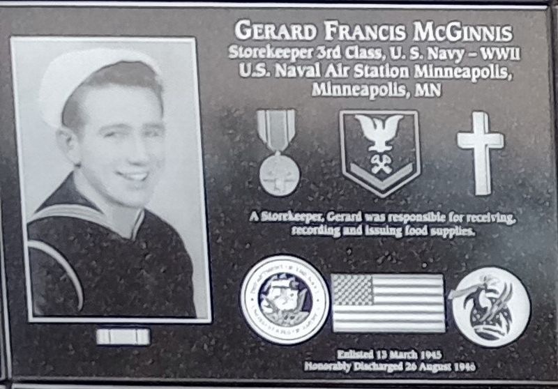 Gerard Francis McGinnis Marker. Click for full size. Gerard Francis McGinnis Marker image. Click for full size.