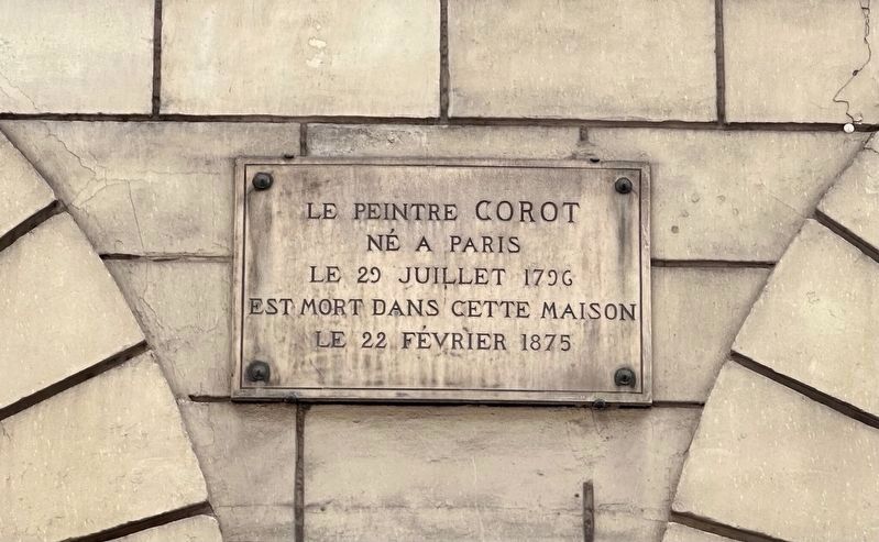 Corot Marker. Click for full size. Corot Marker image. Click for full size.