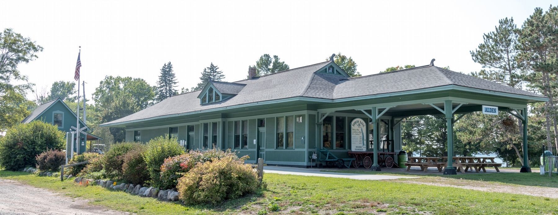 Pere Marquette Railroad Depot. Click for full size. Pere Marquette Railroad Depot image. Click for full size.