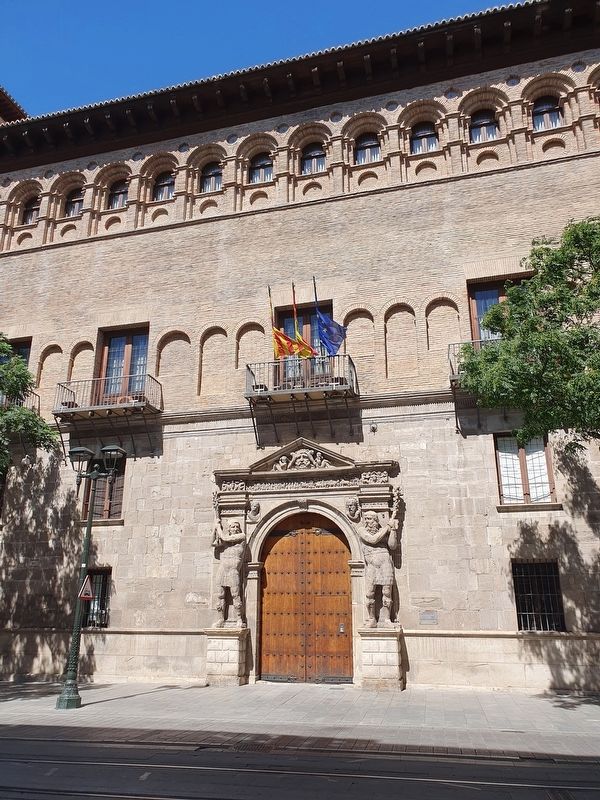 Palacio de los Condes de Morata o de los Luna and Marker. Click for full size. Palacio de los Condes de Morata o de los Luna and Marker image. Click for full size.