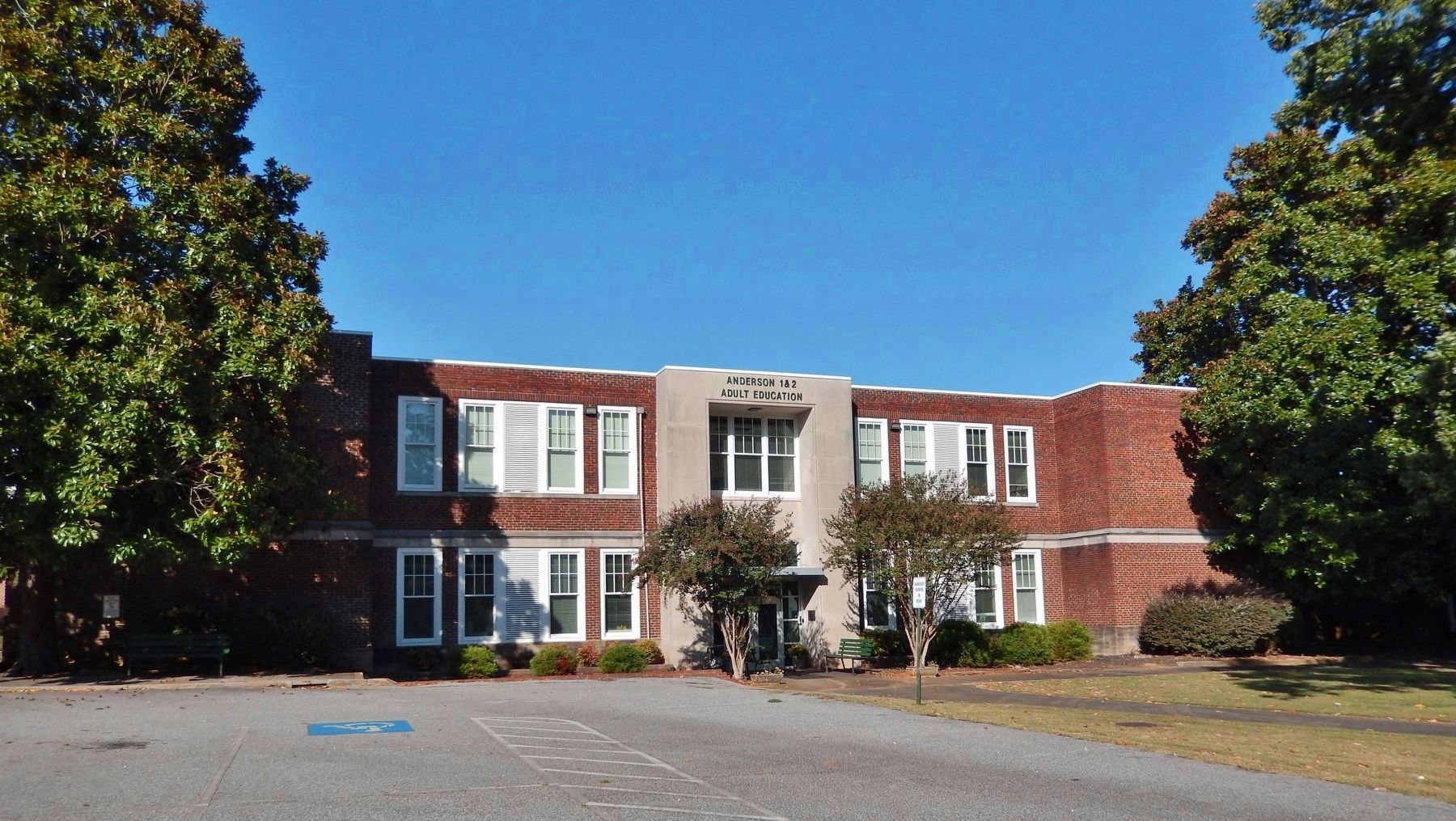 Anderson 1 & 2 Adult Education Building (<i>formerly Pelzer Elementary School</i>) image. Click for full size.
