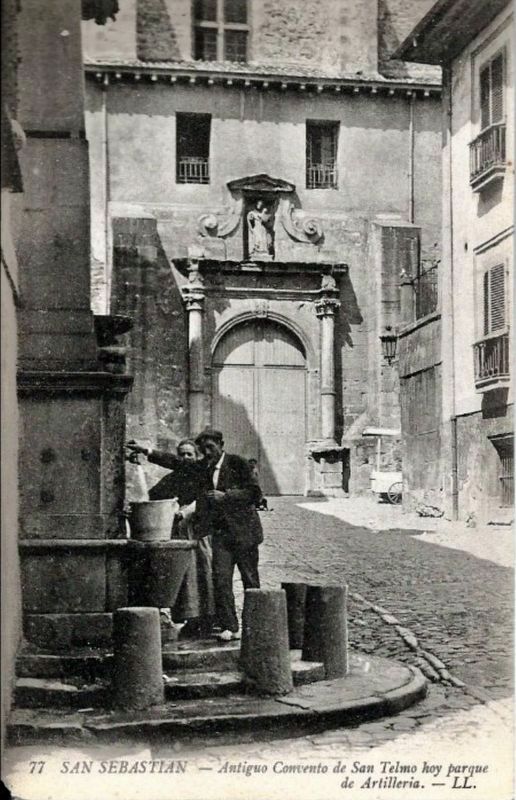 Convento del San Telmo - the marker site as it appeared over a century ago. Click for full size. Convento del San Telmo - the marker site as it appeared over a century ago image. Click for full size.