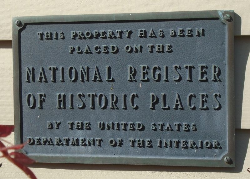 J. Evans Residence NRHP Marker. Click for full size. J. Evans Residence NRHP Marker image. Click for full size.