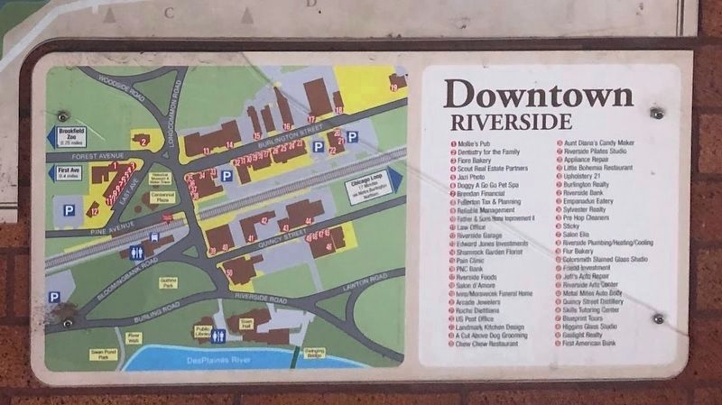 Downtown Riverside map image. Click for full size.