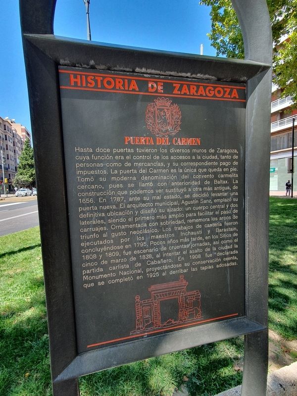 Puerta del Carmen Marker image. Click for full size.