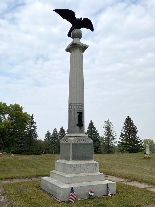 Lakeview Cemetery Soldiers Memorial image. Click for full size.