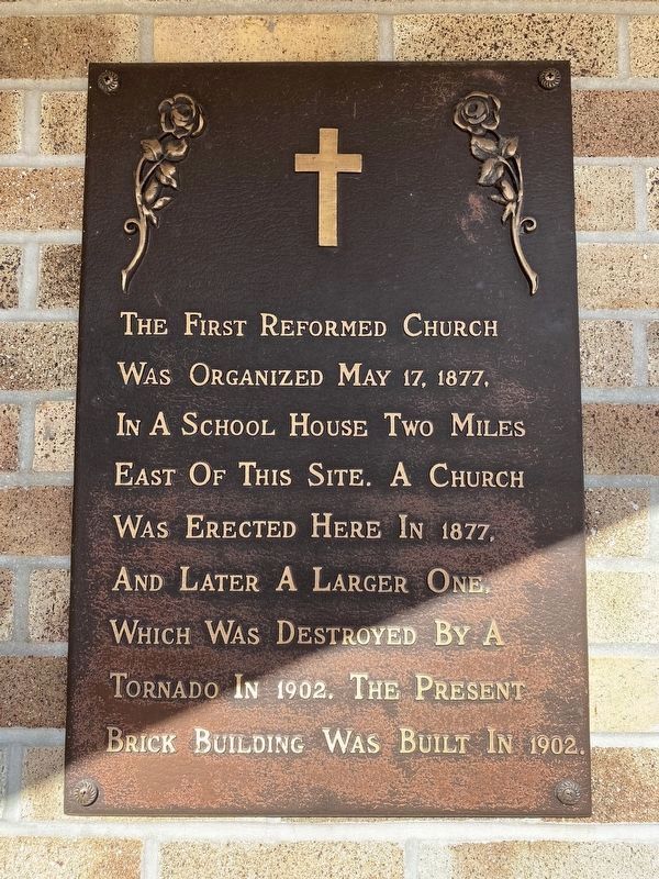 First Reformed Church Marker image. Click for full size.
