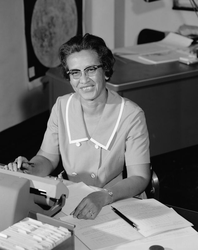 Katherine Johnson (1918�2020) image. Click for full size.