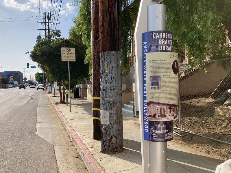 Marker and Street Sign image. Click for full size.