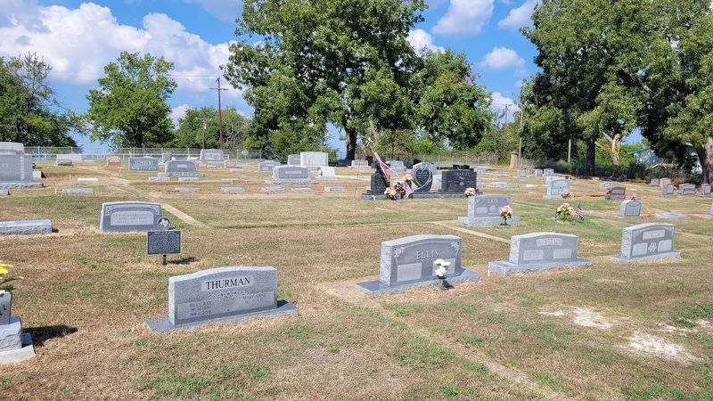 The view of the Erwin Evans Smith Marker in the cemetery. Click for full size. The view of the Erwin Evans Smith Marker in the cemetery image. Click for full size.