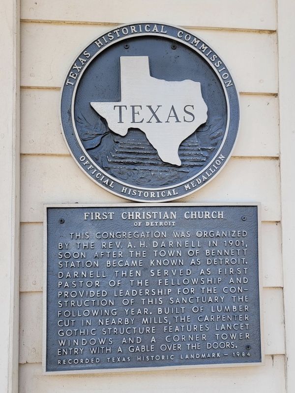 First Christian Church of Detroit Marker. Click for full size. First Christian Church of Detroit Marker image. Click for full size.