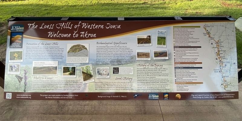 The Loess Hills of Western Iowa Marker. Click for full size. The Loess Hills of Western Iowa Marker image. Click for full size.