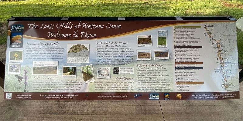 The Loess Hills of Western Iowa Marker image. Click for full size.