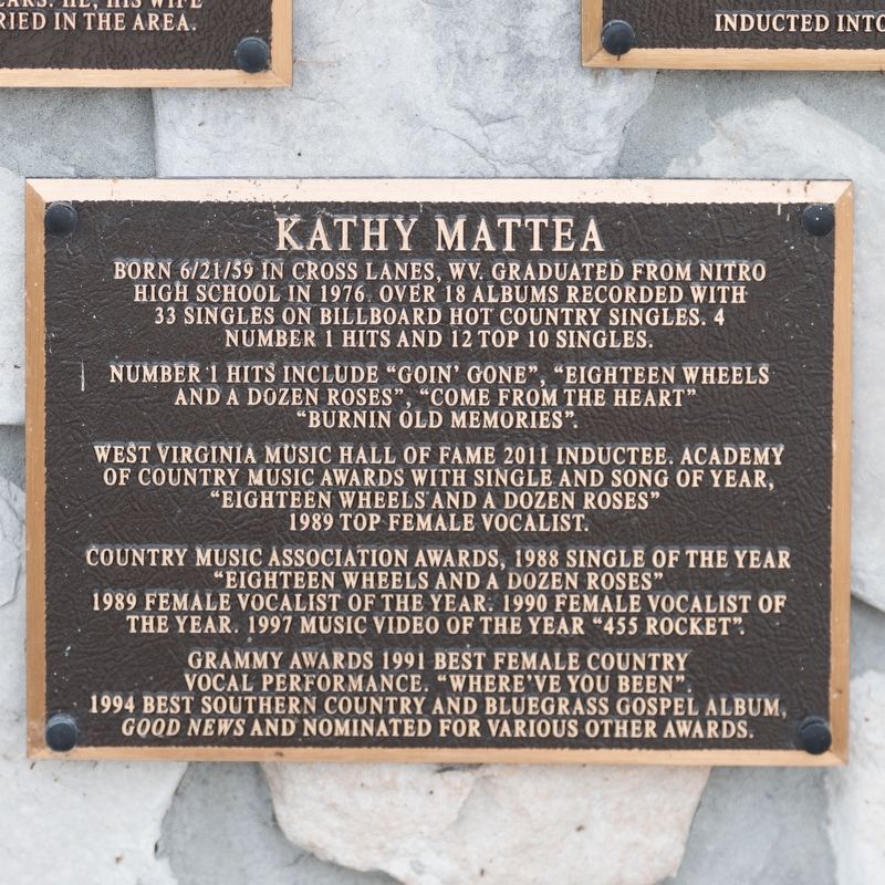 Kathy Mattea Marker image. Click for full size.