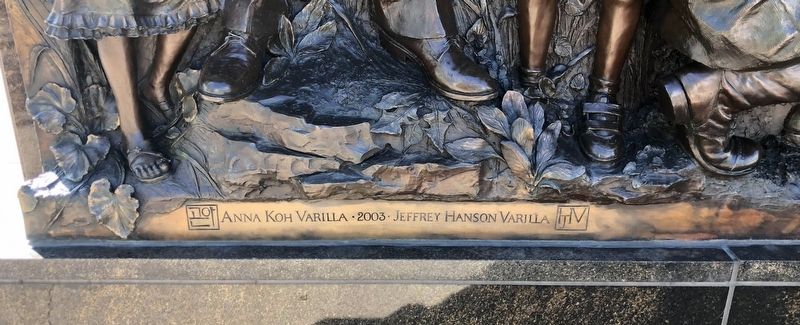 Artists Anna Koh Varilla and Jeffrey Hanson Varilla. Click for full size. Artists Anna Koh Varilla and Jeffrey Hanson Varilla image. Click for full size.