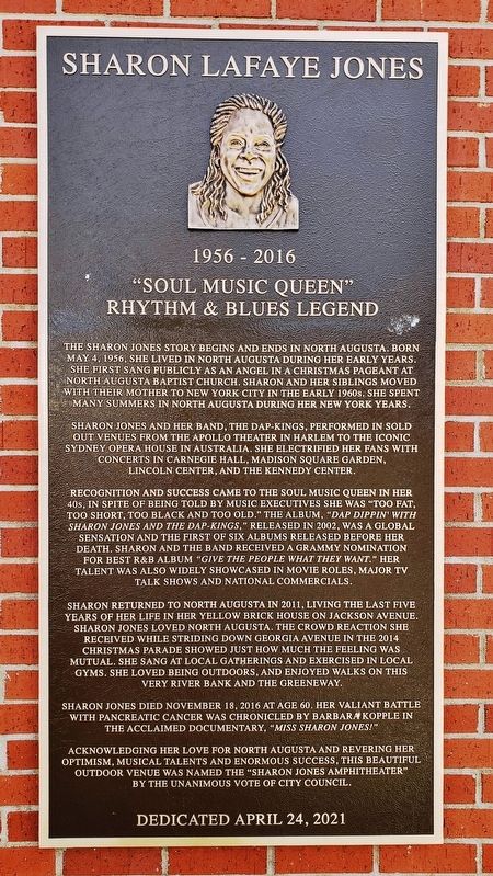 Sharon Lafaye Jones Marker. Click for full size. Sharon Lafaye Jones Marker image. Click for full size.