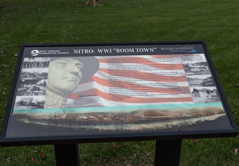 Nitro: WWI “Boom Town” Marker. Click for full size. Nitro: WWI “Boom Town” Marker image. Click for full size.