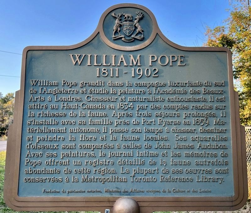 William Pope Marker [franais] image. Click for full size.