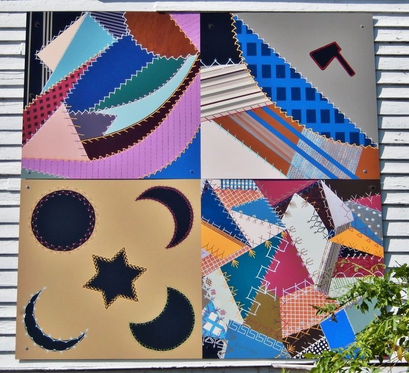 Historic Crazy Quilt Block image. Click for full size.
