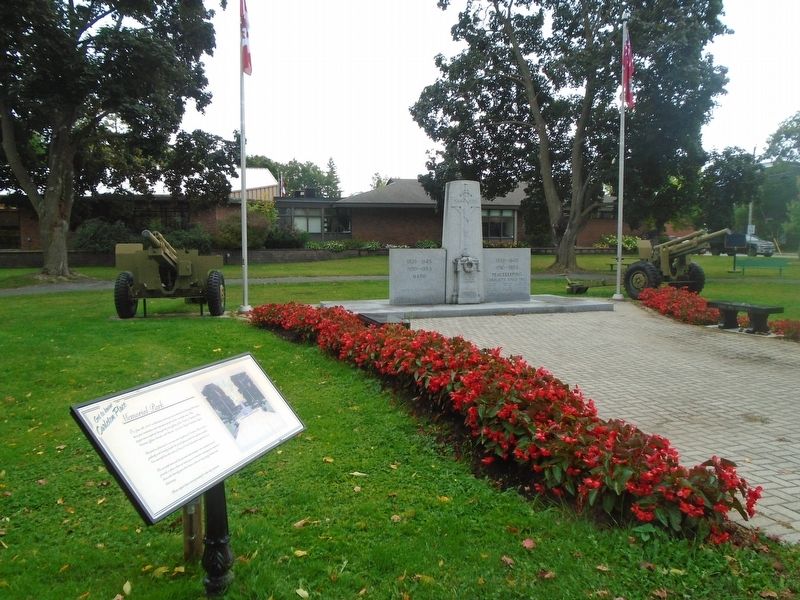 Memorial Park and Marker image. Click for full size.