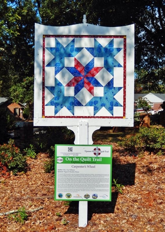 Carpenter's Wheel Marker. Click for full size. Carpenter's Wheel Marker image. Click for full size.
