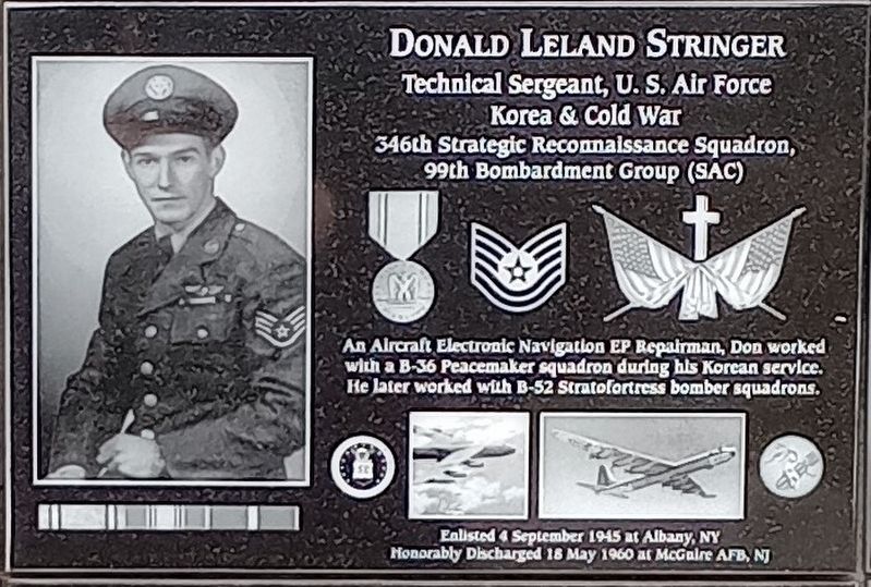 Donald Leland Stringer Marker image. Click for full size.