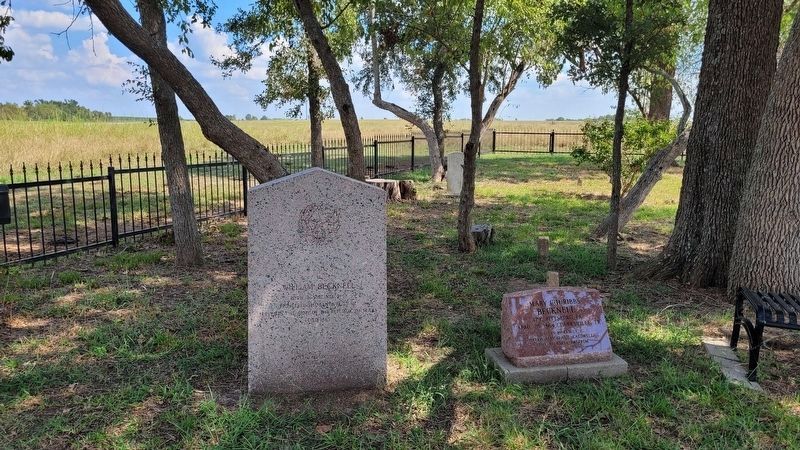 The gravesite of William Becknell and his wife Mary image. Click for full size.