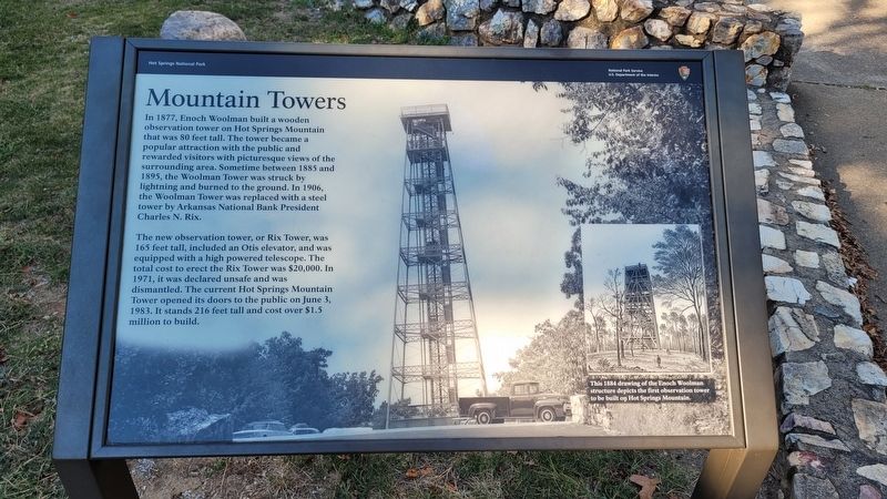 Mountain Towers Marker. Click for full size. Mountain Towers Marker image. Click for full size.