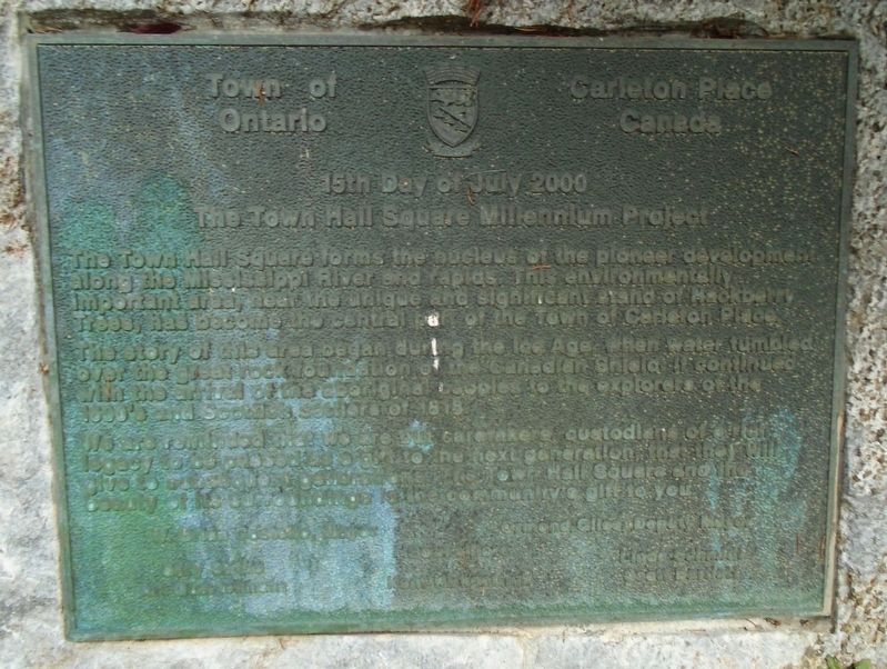 The Town Hall Square Millennium Project Marker image. Click for full size.