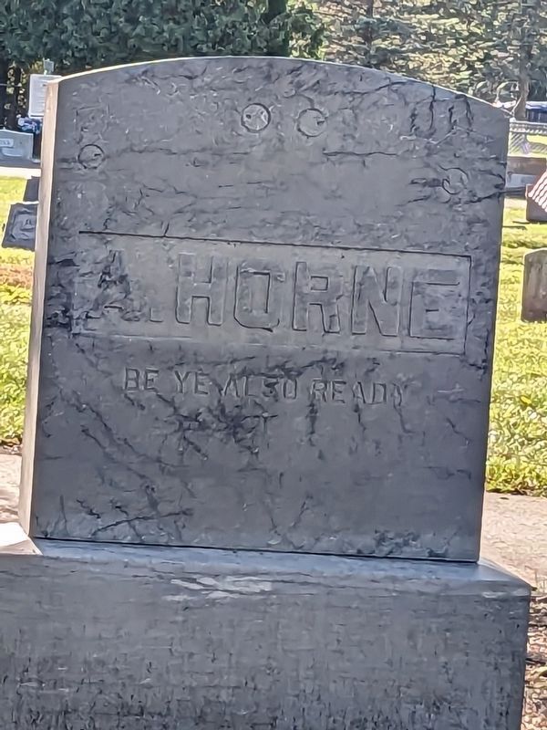 Horne Family Plot Gravestone image. Click for full size.