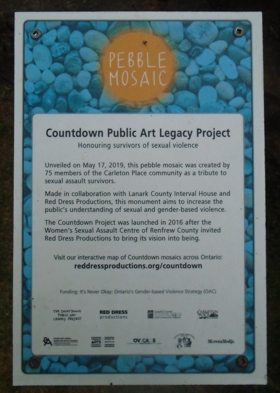 Countdown Public Art Legacy Project Marker. Click for full size. Countdown Public Art Legacy Project Marker image. Click for full size.