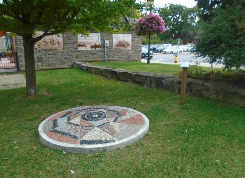 Countdown Public Art Legacy Project Marker and Mosaic. Click for full size. Countdown Public Art Legacy Project Marker and Mosaic image. Click for full size.