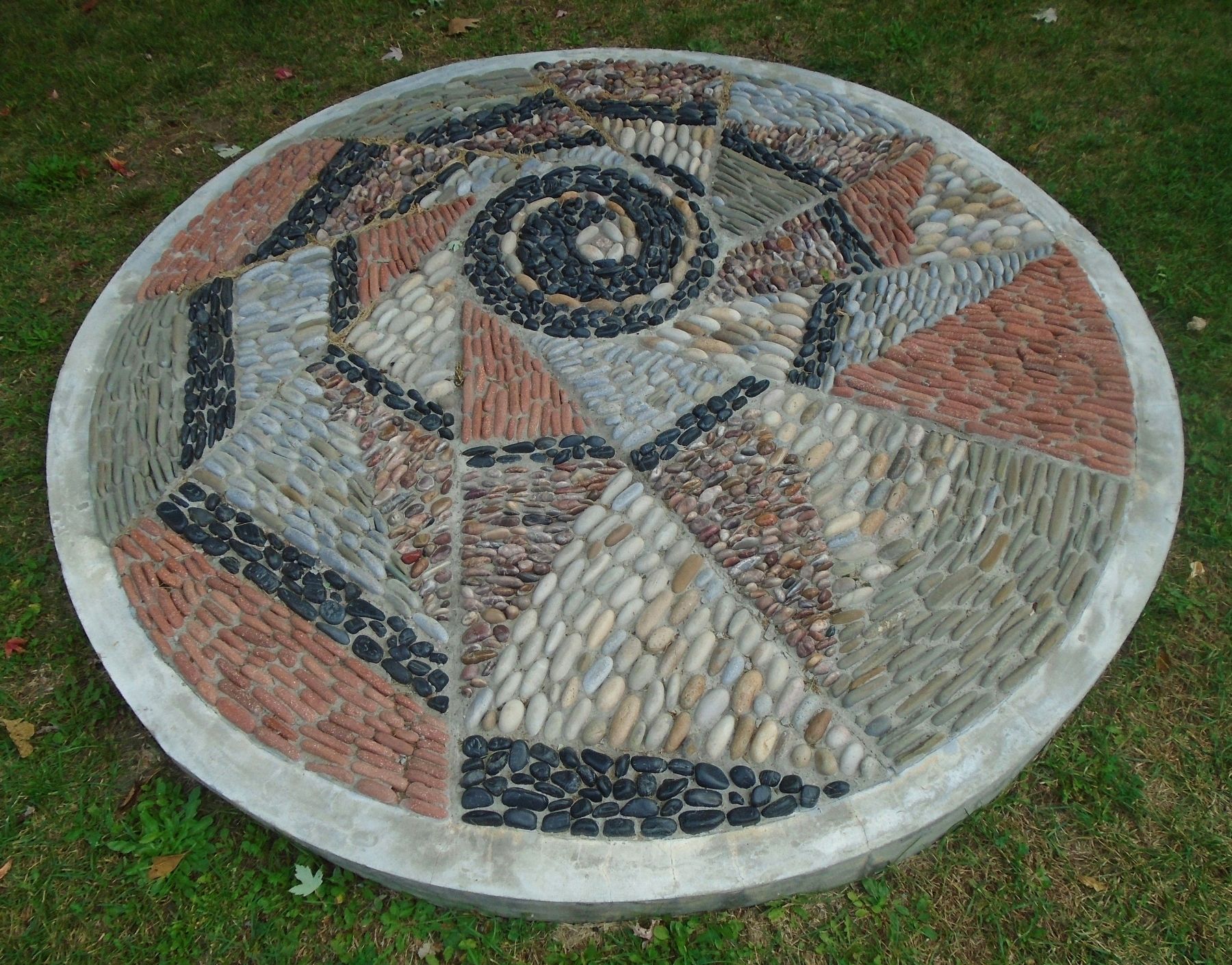 Countdown Public Art Legacy Project Pebble Mosaic image. Click for full size.