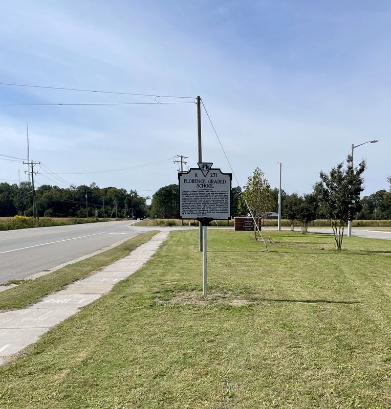 Florence Graded School Marker image. Click for full size.